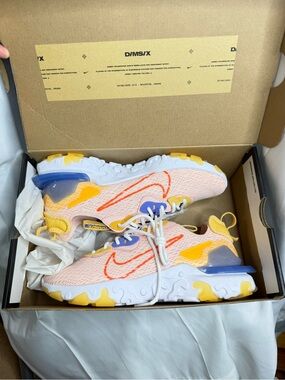Nike Womens React Vision CI7523-600 Orange Running Shoes Sneakers Size 9.5